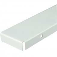 70x25mm Shelf Stiffener 1m Steel White