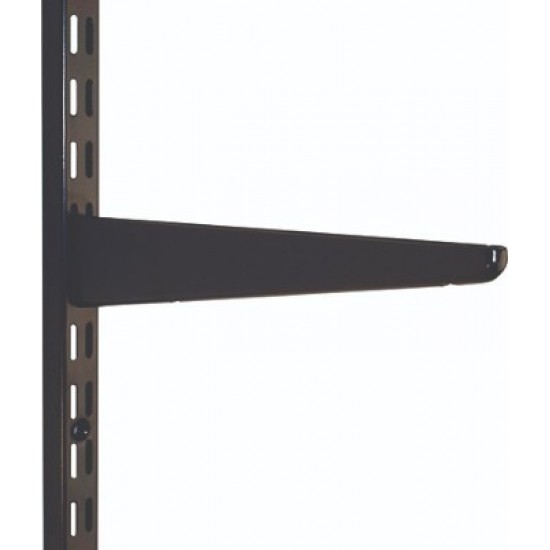 170mm Black Twin Slot Shelving Bracket