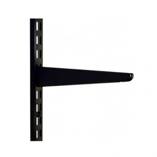 320mm Black Twin Slot Shelving Bracket