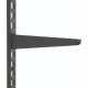 320mm Black Twin Slot Shelving Bracket