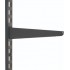 370mm Black Twin Slot Shelving Bracket