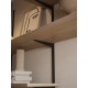 Twin Slot Upright for Brackets 430mm Steel Black