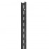1.6m/1600mm Black Twin Slot Shelving Upright