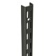 2.4m/2400mm Black Twin Slot Shelving Upright
