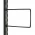 150mm Black Twin Slot Flexible Bookends Steel 2 Piece