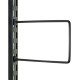 150mm Black Twin Slot Flexible Bookends Steel 2 Piece