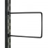 200mm Black Twin Slot Flexible Bookends Steel 2 Piece
