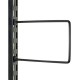 200mm Black Twin Slot Flexible Bookends Steel 2 Piece