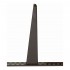 Twin Slot Bracket for Upright 120x50mm Steel Brown Single