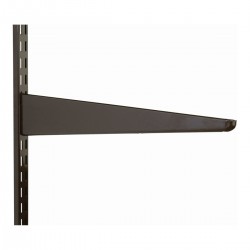 220mm Brown Twin Slot Bracket for Upright Steel Single