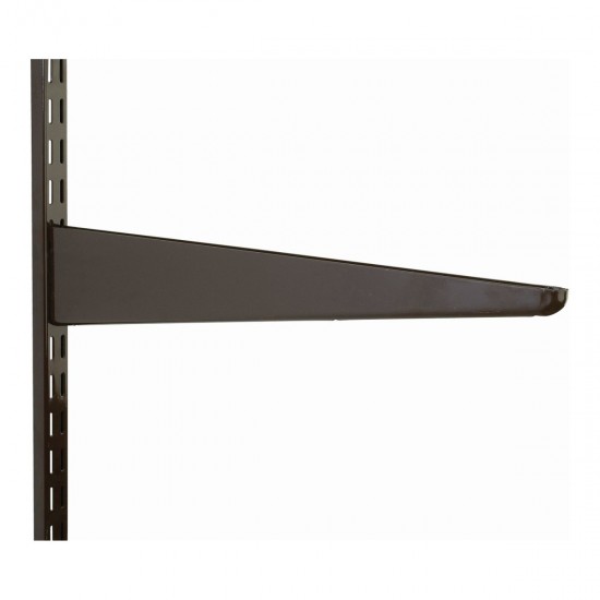 220mm Brown Twin Slot Bracket for Upright Steel Single