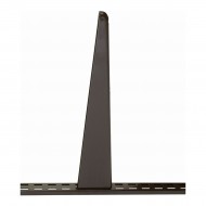 Twin Slot Bracket for Upright 270x50mm Steel Brown Single