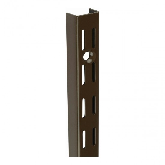 1980mm Brown Twin Slot Upright for Brackets Steel
