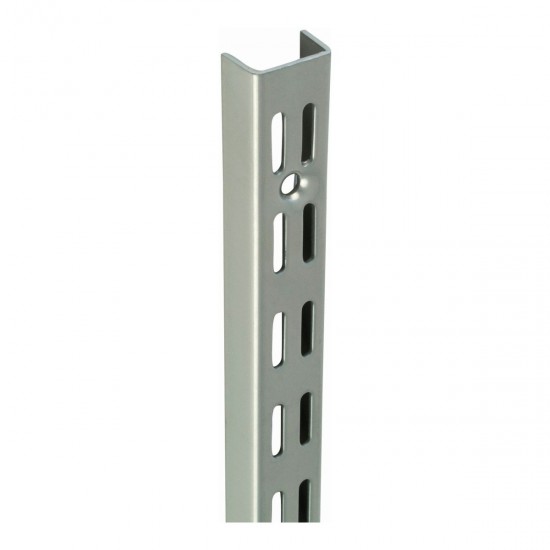 710mm Silver Twin Slot Upright for Brackets Steel