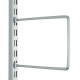 150mm Silver Twin Slot Flexible Bookends Silver 2 Piece