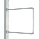 200mm Silver Twin Slot Flexible Bookends Silver 2 Piece