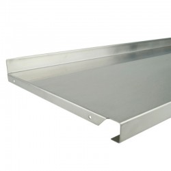 Metal Shelf 1000mm x 470mm Stainless Steel