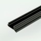 2m Black ProFrame Cladding Extrusion for 25mm Square Tube Aluminium