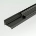2m Black ProFrame Extrusion Strip for 25mm Square Tube Aluminium