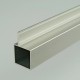 2m ProFrame Square Tube Single Fin One Face 2m Aluminium