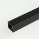 25mm Black ProFrame Square Tube 3m Aluminium