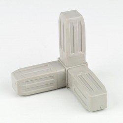 Grey ProFrame Joint 3 Way for 25mm Square Tube