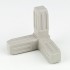 Grey ProFrame Joint 3 Way for 25mm Square Tube