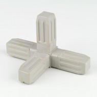 Grey ProFrame Joint 4 Way for 25mm Square Tube