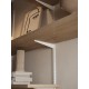 Twin Slot Bracket for Upright 270x50mm Steel White Single