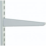 370mm White Medium Duty Twin Slot Shelving Bracket