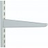 370mm White Medium Duty Twin Slot Shelving Bracket