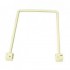 250mm White Twin Slot Flexible Bookends Steel 2 Piece