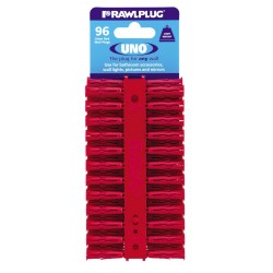 RawlPlug Uno Wall Fixings 6x28mm - Pack 96